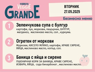 Меню 27.05 безмесно 300гр.