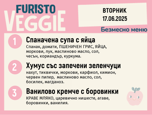 [DY.05.25.5167] Меню 17.06 безмесно 200гр. 