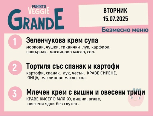 [DY.05.25.5661] Меню 15.07 безмесно 300гр.