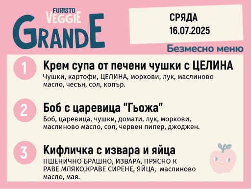 [DY.05.25.5663] Меню 16.07 безмесно 300гр. 
