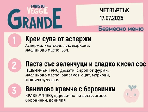 [DY.05.25.5666] Меню 17.07 безмесно 300гр. 