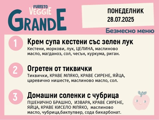 [DY.05.25.5683] Меню 28.07 безмесно 300гр.