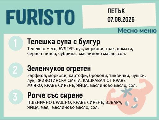 [DY.07.26.11219] Меню 07.08 месно 200гр.