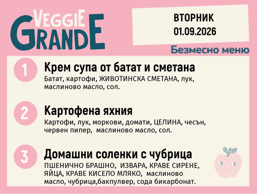 [DY.07.26.11378] Меню 01.09 безмесно 300гр.