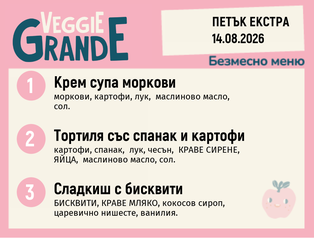 Меню 14.08 Екстра безмесно 300гр.