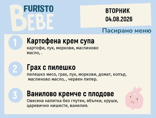 [DY.07.26.11419] Меню 04.08 Bebe 200гр.