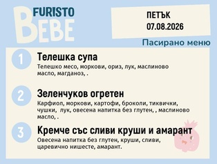 Меню 07.08 Bebe 200гр.