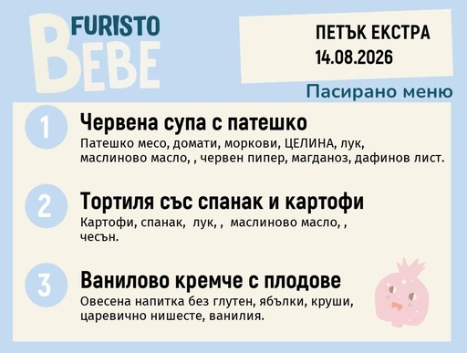 [DY.07.26.11429] Меню 14.08 Екстра Bebe 200гр.